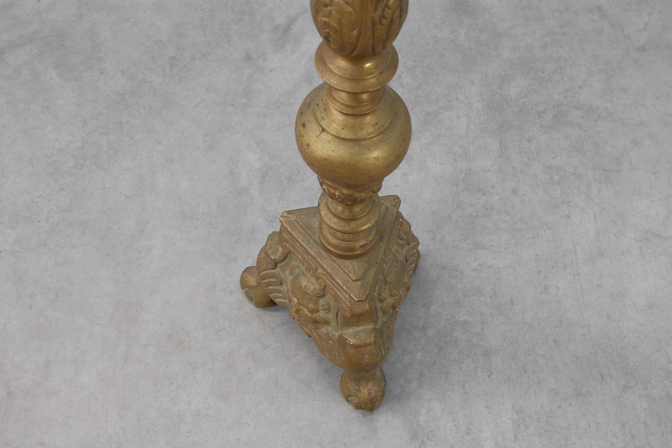 Large copper church candle holder, France 19th centurythumbnail
